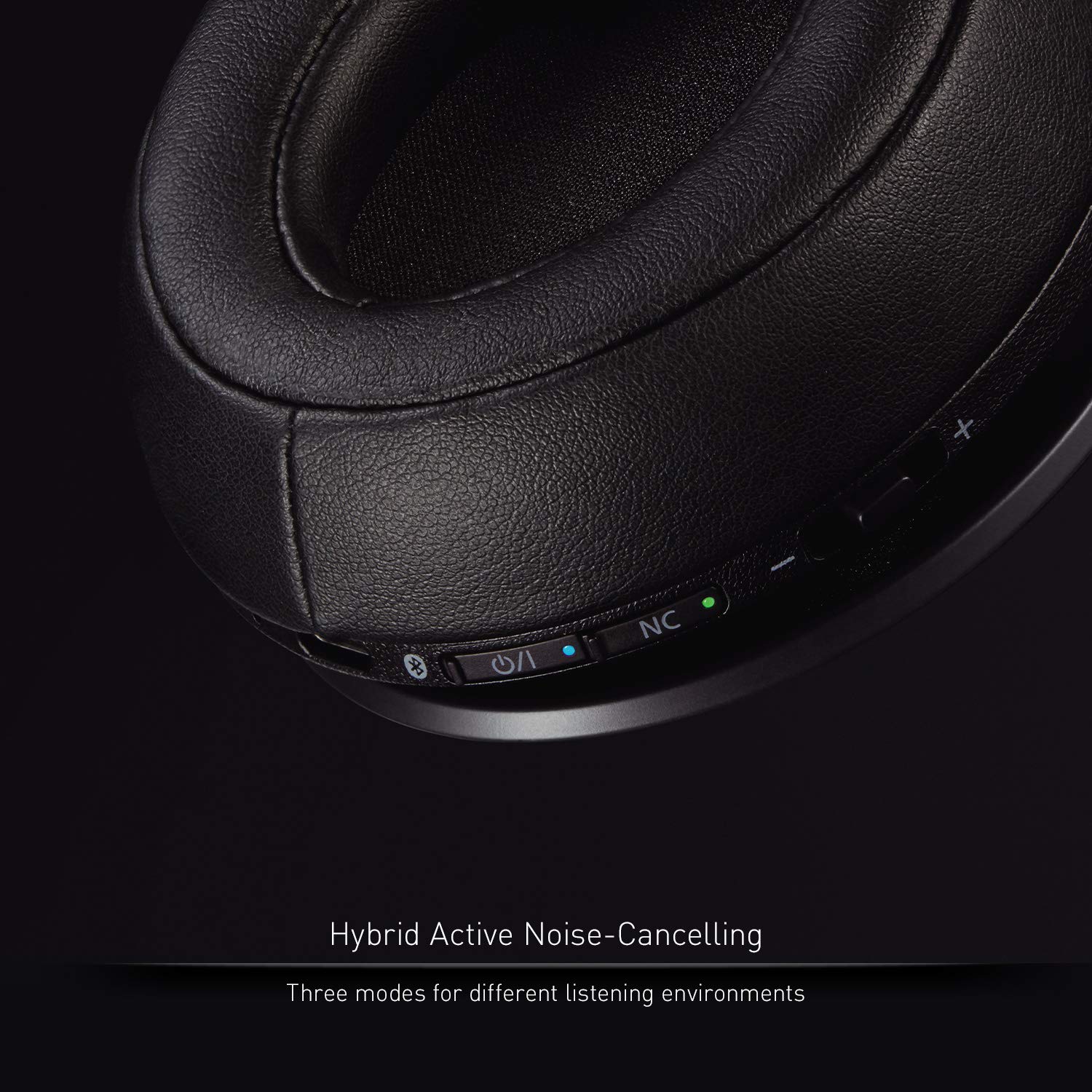 Technics Premium Hi-Res Wireless Bluetooth Stereo Headphones with 40mm Dynamic Drivers, ANC, Ambient Sound Mode & Auto Pause - EAH-F70N-S (Silver) | Perfect for Travel, Commuting & Home Entertainment