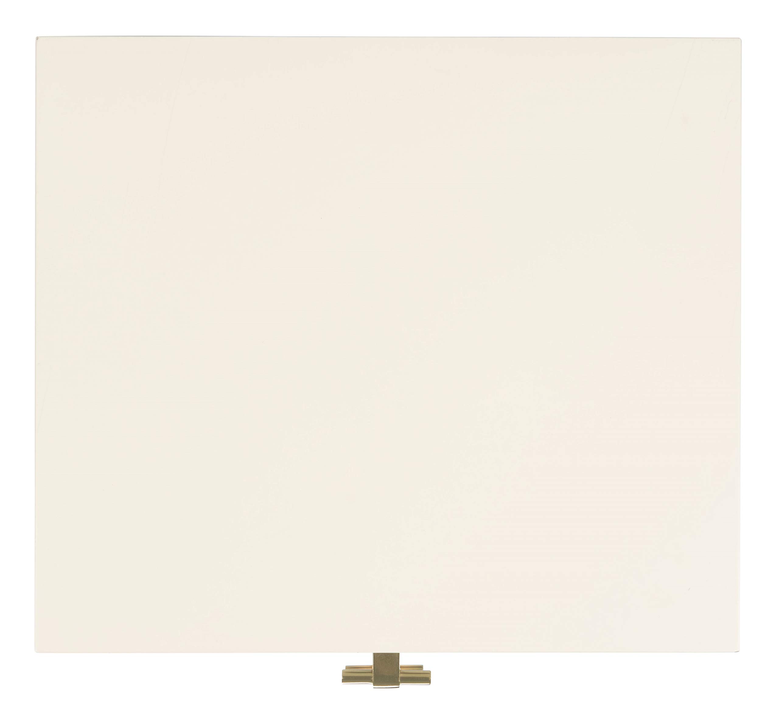 SAFAVIEH Genevieve 2-Drawer Nightstand - Cream & White Washed Wood Bedside Table for Bedroom, Living Room & Office - Compact Storage Furniture with Smooth Gliding Drawers