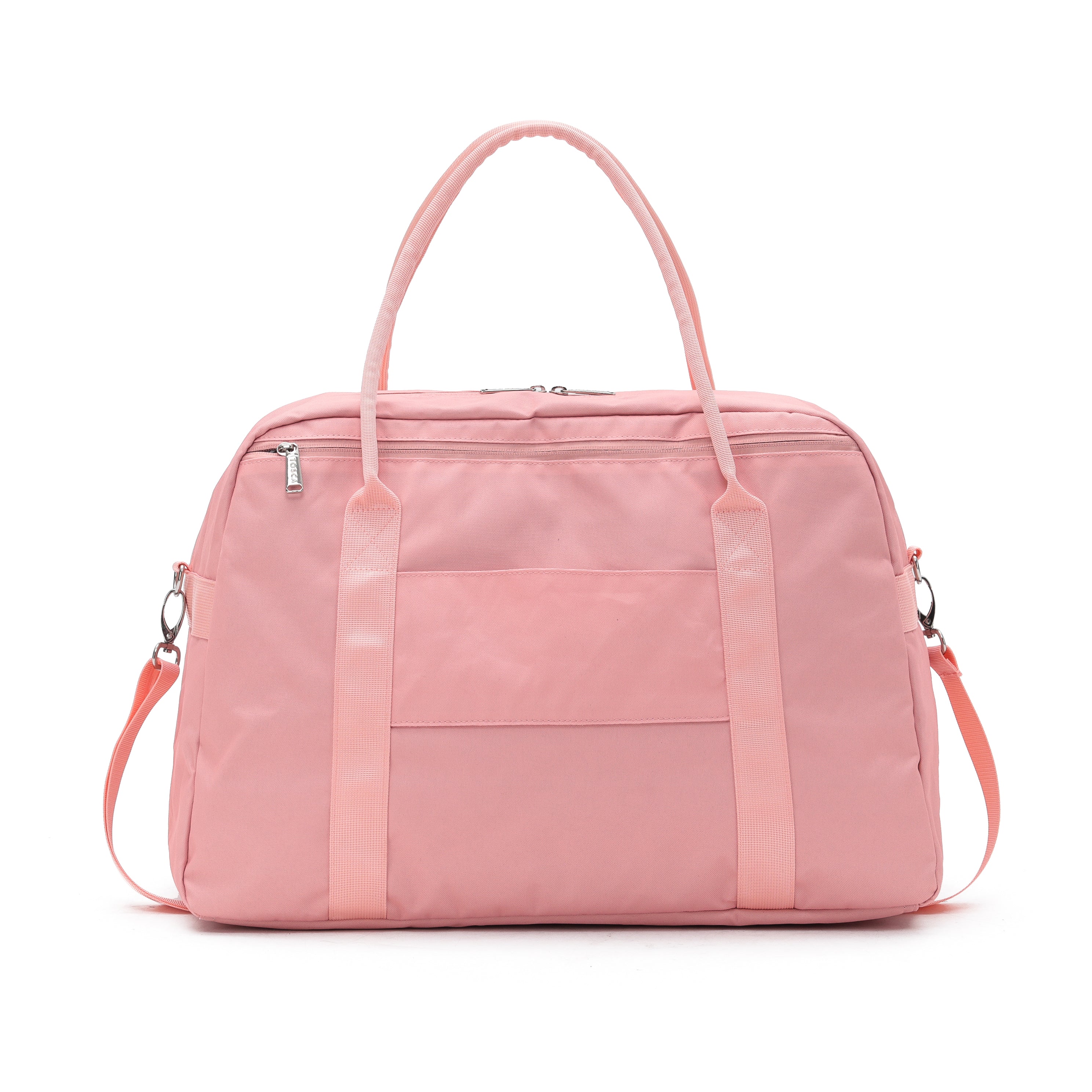 Tosca TCA935 Peach Cabin Tote Bag - Stylish & Spacious Travel Carry-On for Women | Perfect for Airplane, Beach & Weekend Getaways