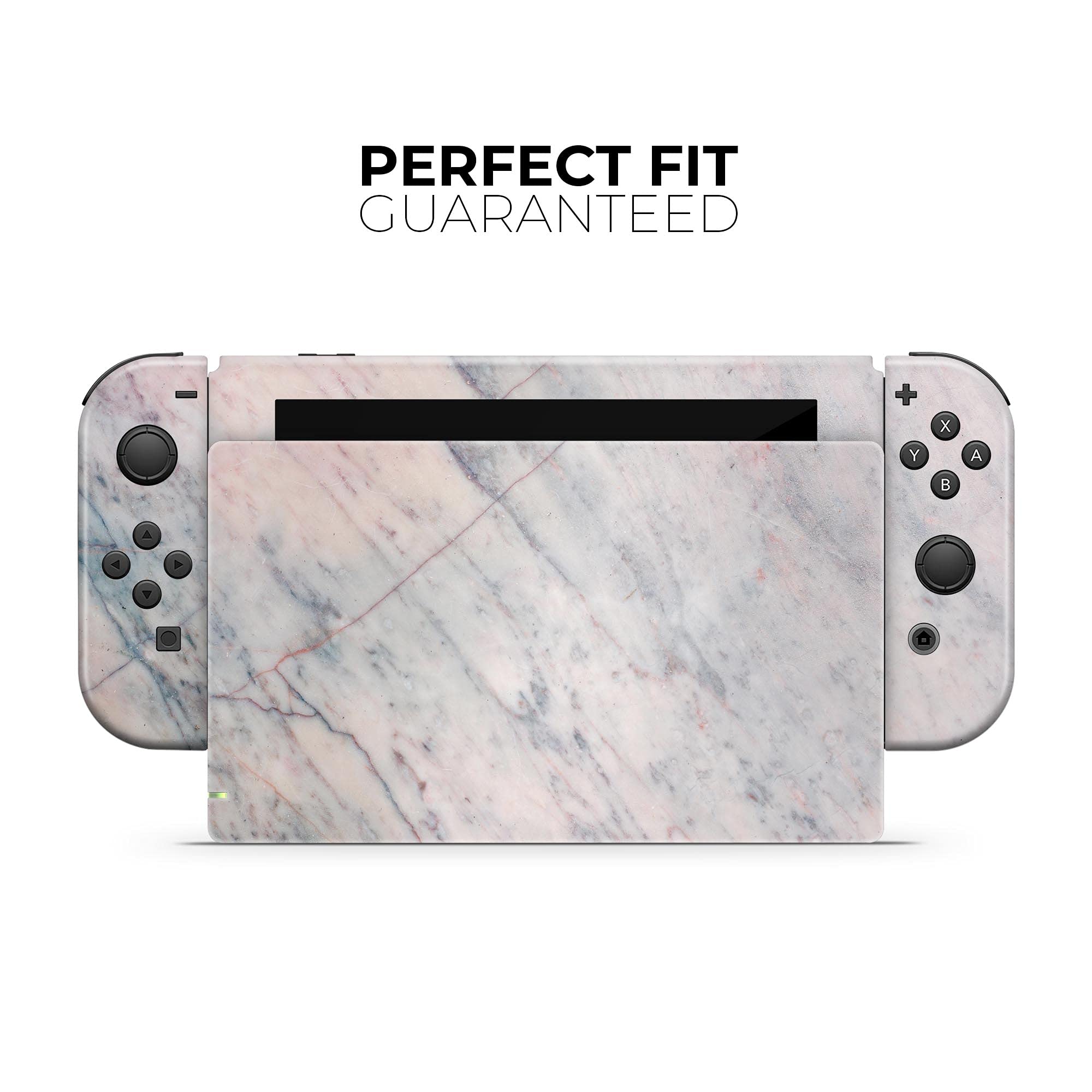 Nintendo Switch Dock Skin Decal - Scratch-Resistant Removable Vinyl Wrap Cover Compatible with Switch Dock Only - Slate Marble Design for Gaming Setup & Home Decor