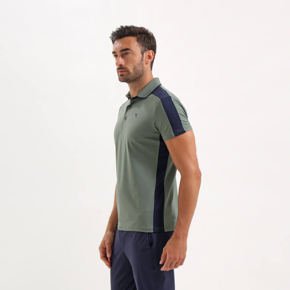 ALBEO Men's Slim Fit Polo Shirt - Breathable Cotton, Moisture Wicking, Comfortable Casual Wear for Golf, Office & Everyday Outfits - Final Sale