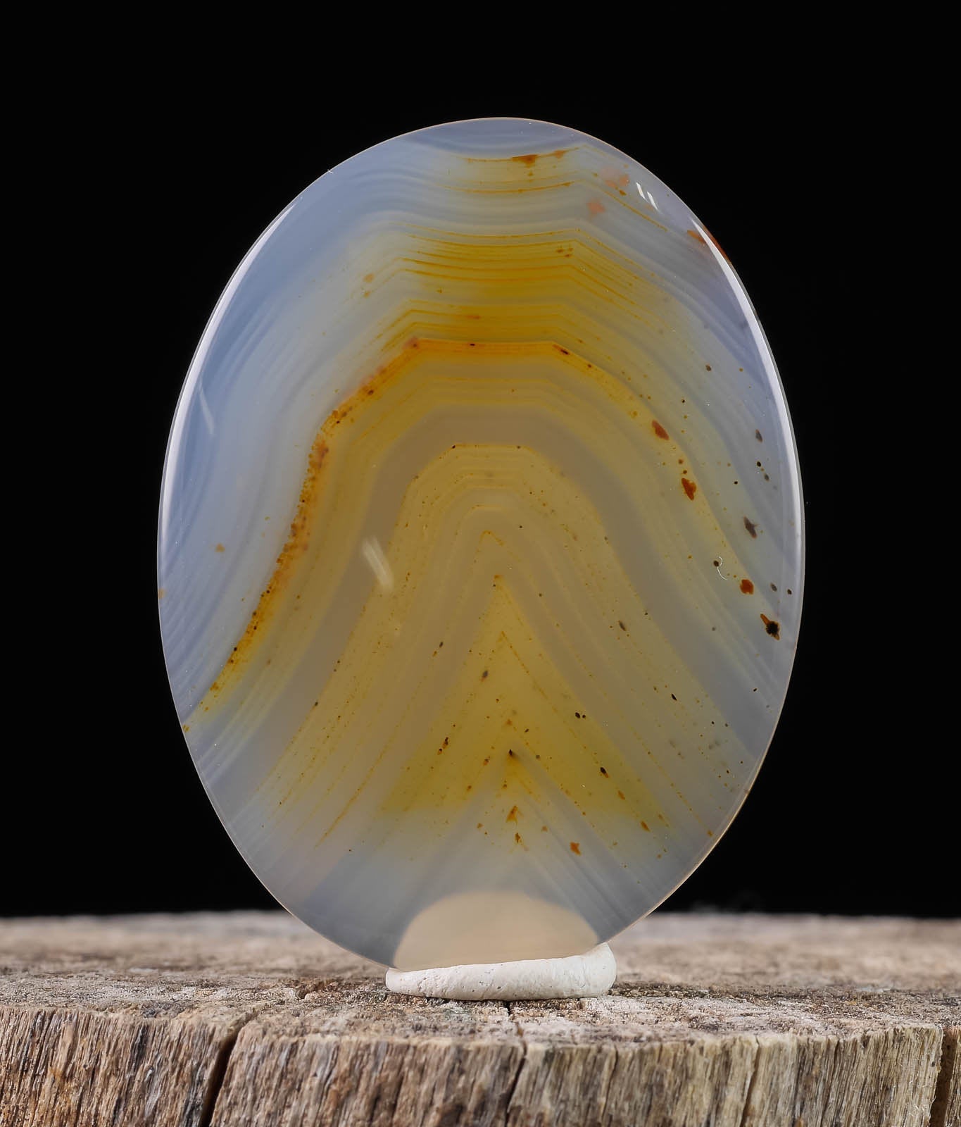 IRIS AGATE Crystal Cabochon Oval - Natural Gemstone for Jewelry Making, Healing Crystals, and DIY Crafts | Perfect for Pendants, Rings, and Spiritual Healing