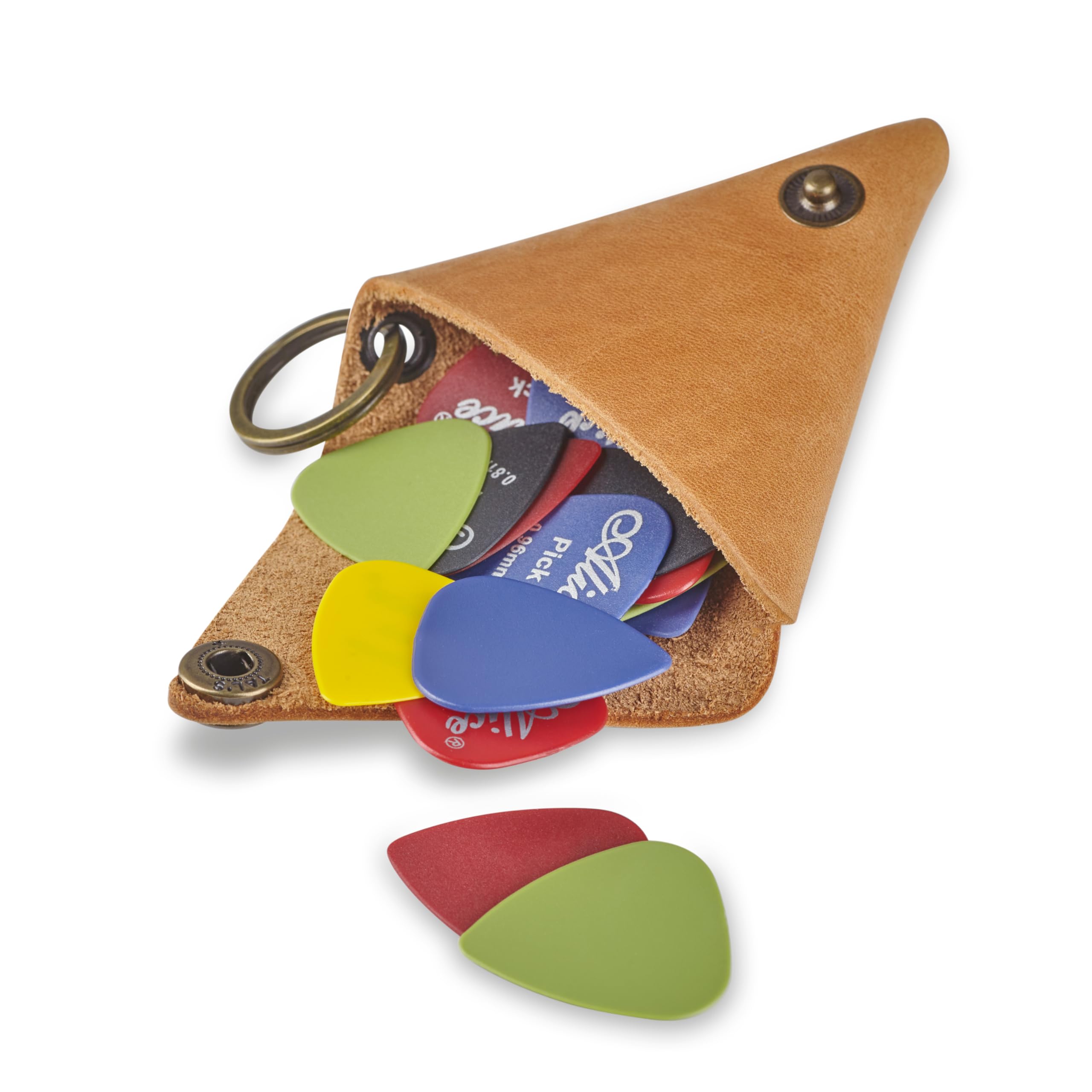 Vintage Brown Leather Keychain Pouch - Small Key Holder & Coin Purse for Keys, Cards, and Cash | Perfect for Travel, Daily Use, and Gift Giving
