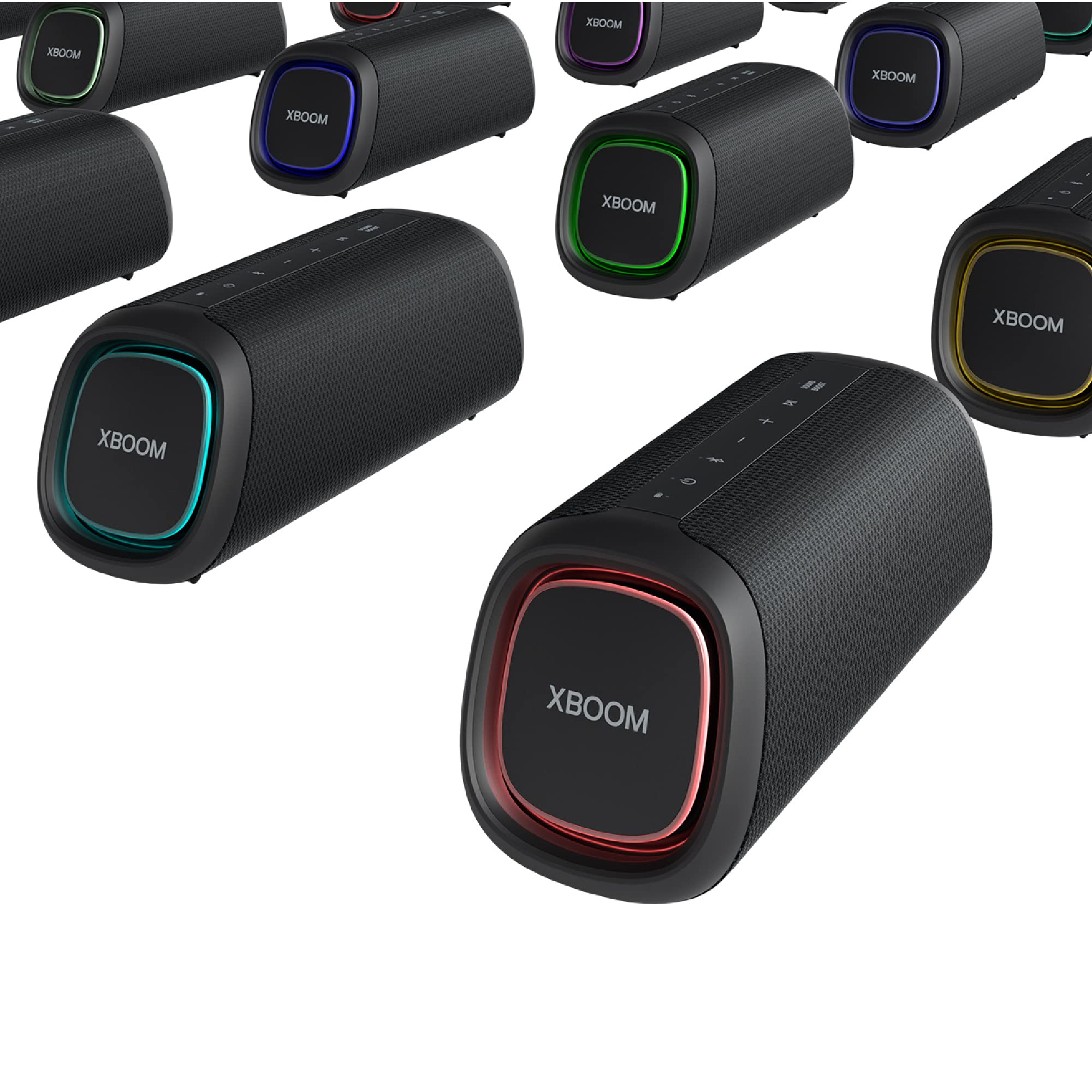 LG XBOOM Go XG7QBK Wireless Bluetooth Speaker - 40W Powerful Sound, IP67 Waterproof, 24H Playtime, RGB LED Lights | Portable Speaker for Outdoor, Beach, Pool Party & Home Use