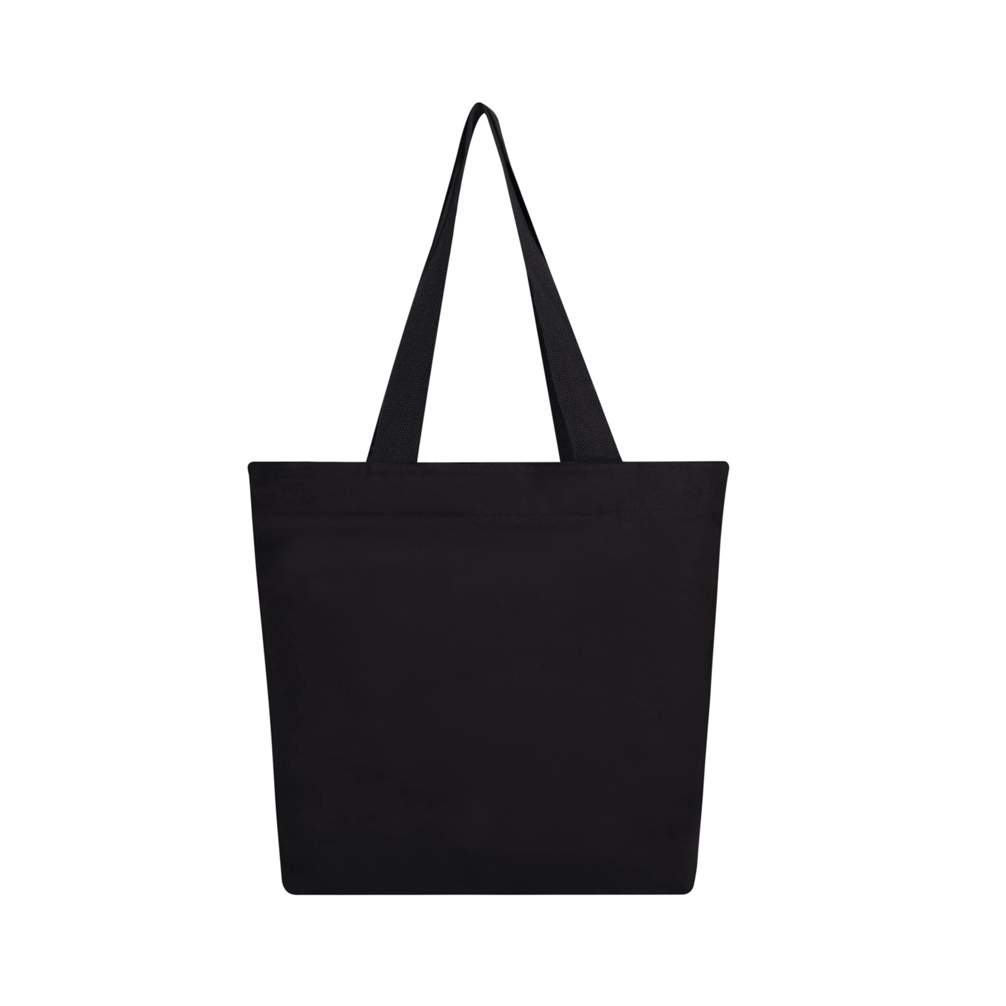 DOODLE Premium Canvas Tote Bag for Women - Zippered Top with Inner Pockets - Stylish & Durable Handbag for Shopping, Work, Travel & Everyday Use - Perfect Work Tote, Commuter Bag & Grocery Shopping Essential