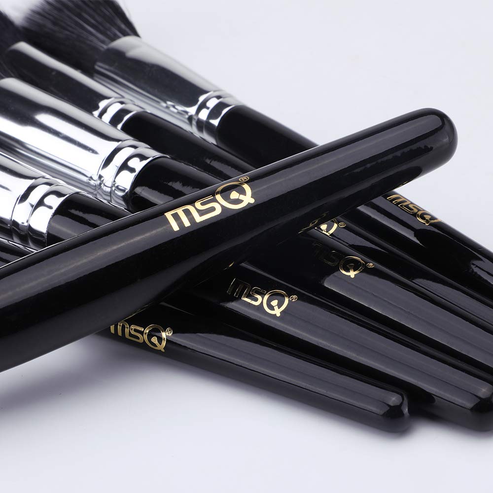 MSQ 29-Piece Professional Makeup Brush Set with Waist Belt Bag - Foundation, Powder, Cream, Liquid & Eye Brushes for Women, Girls & Artists | Perfect for Travel, Holiday Gifts & Everyday Makeup Application