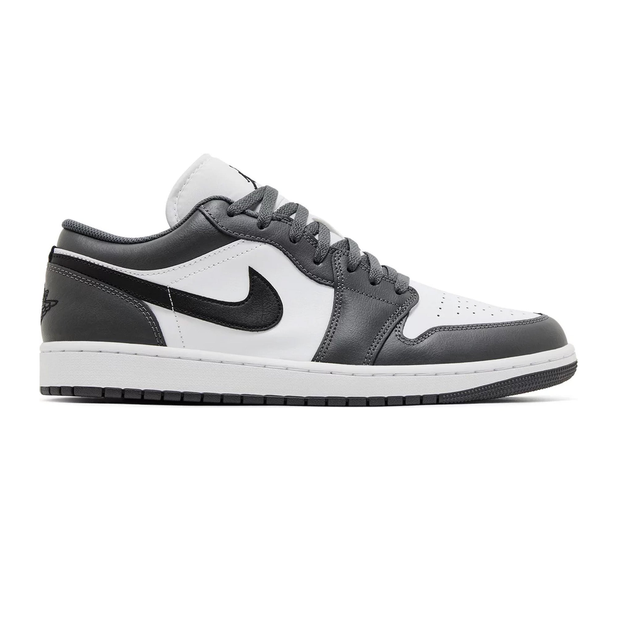 Air Jordan 1 Low 'Iron Grey' Sneakers (2024) - Men's Basketball Shoes for Casual Wear & Street Style