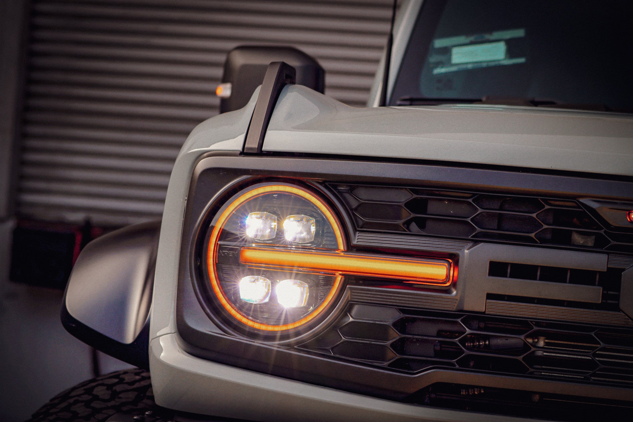 21-24 Ford Bronco & 22-24 Bronco Raptor NOVA Series LED Projector Headlights (Black) - High-Performance Off-Road Lighting for Night Driving & Adventure
