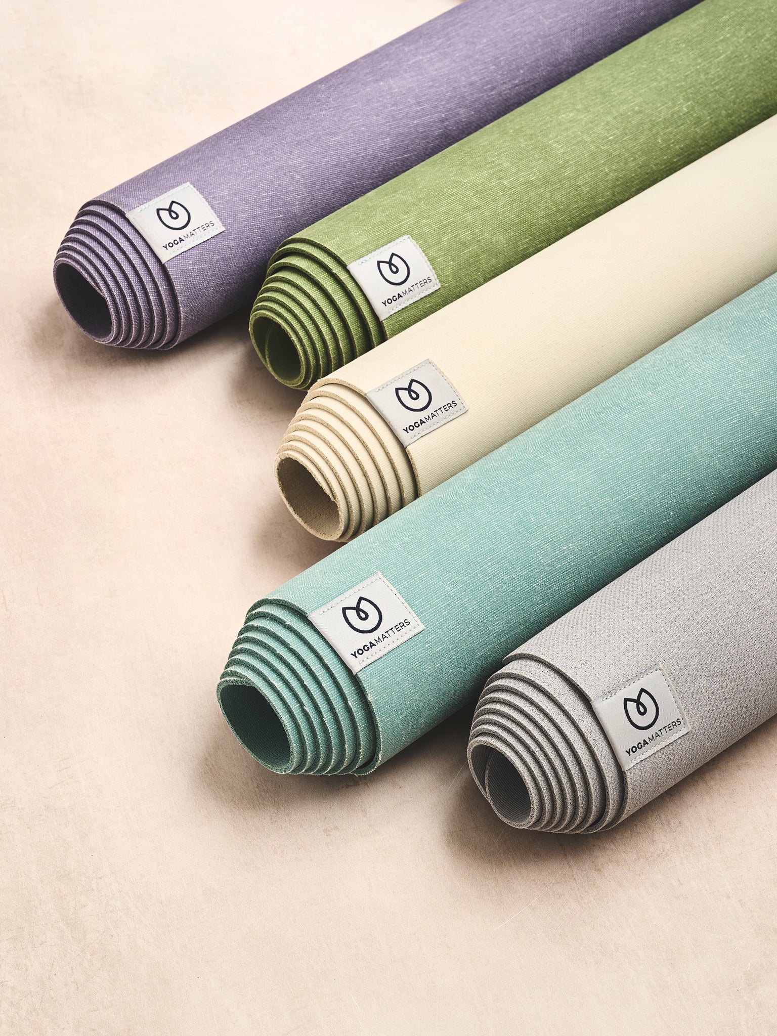 Eco-Friendly Non-Slip Yoga Mat for Home & Studio Workouts - Yogamatters Premium Rise Yoga Mat for Pilates, Meditation & Fitness Training