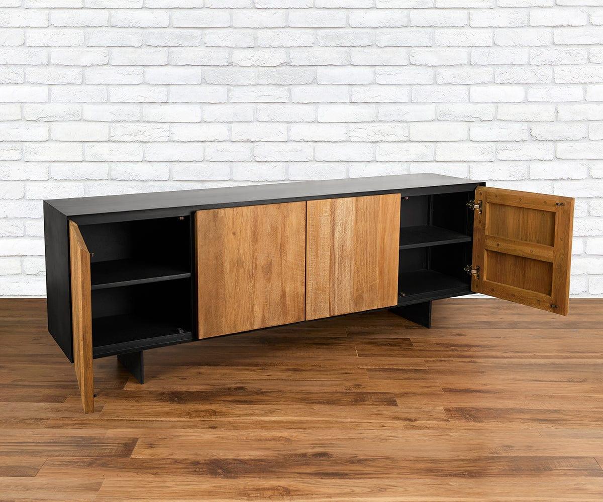 Andor Sideboard - Modern Buffet Cabinet with 2 Doors & 4 Drawers for Dining Room Storage | Perfect for Home Organization & Entertaining Guests