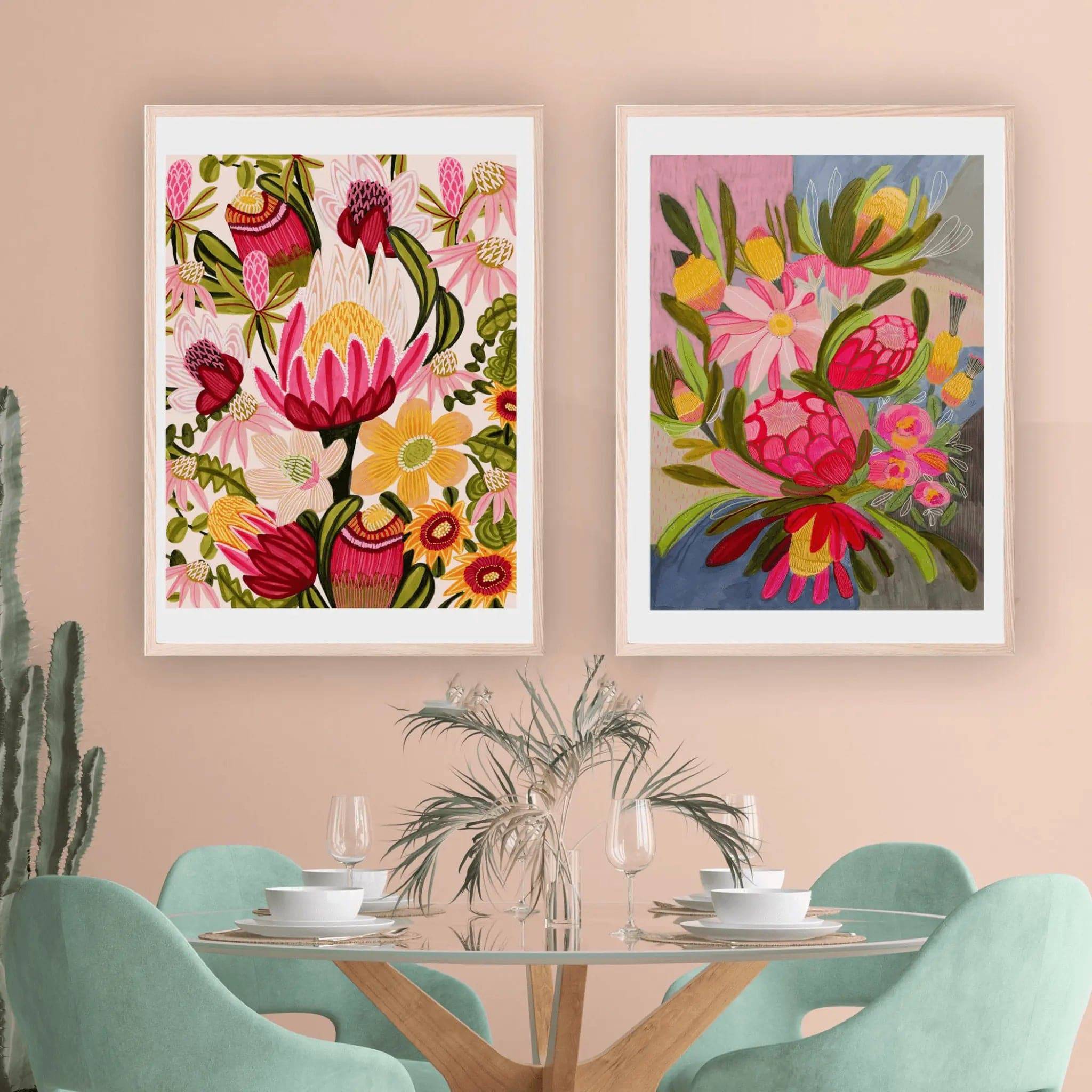 Australian Flowers Botanical Wall Art Prints - Stunning Floral Decor for Home, Office & Gift Giving