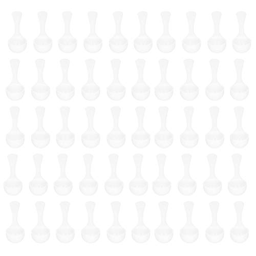 50PCS 5ml Plastic Measuring Spoons - Mini Scoops for Medicine, Powder, Fertilizer, Cosmetics | Precise Measuring for Cooking, Baking, Gardening & DIY Projects