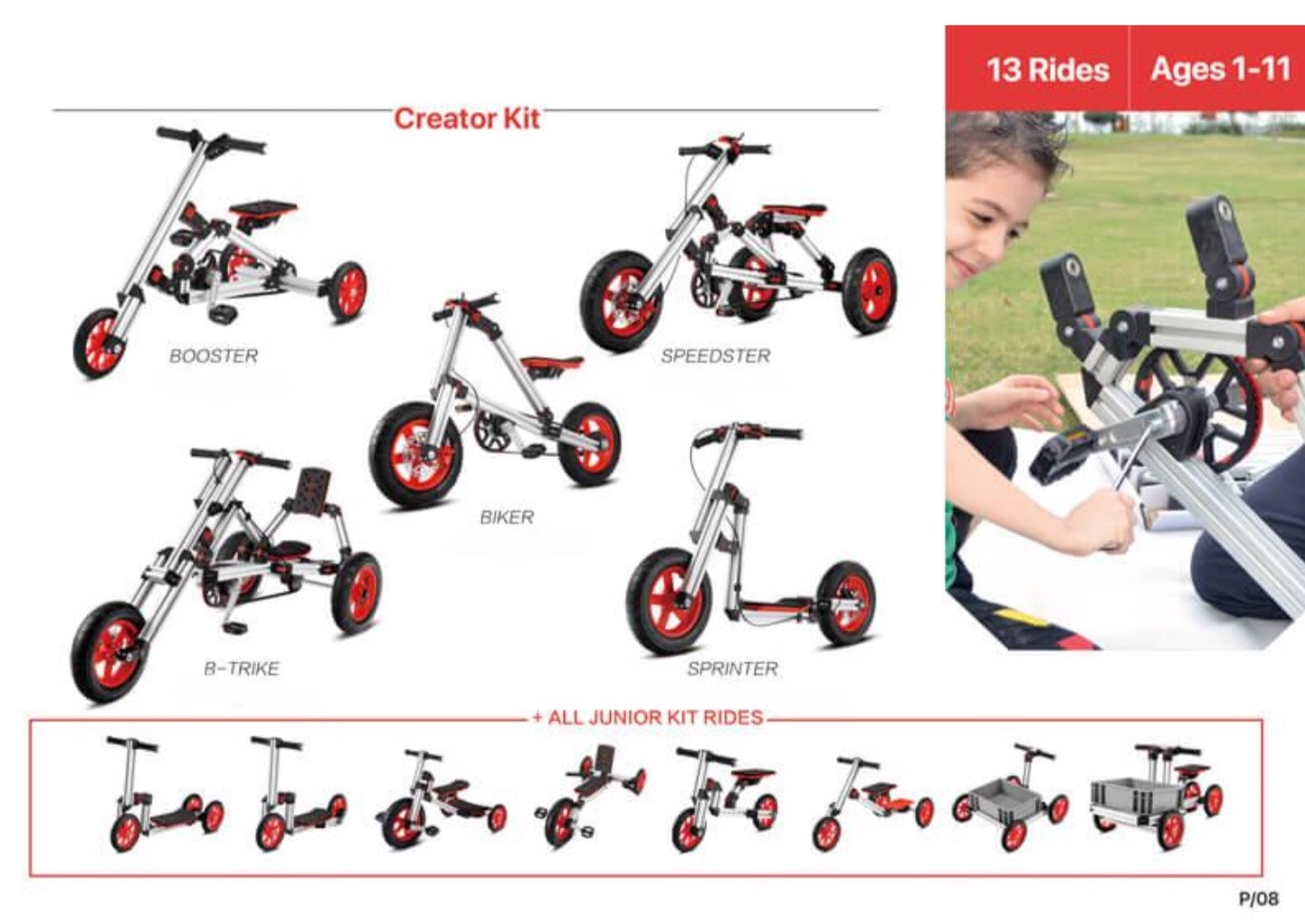 DIY Ride Creator Kit - Build Your Own Custom Ride-On Toys for Kids | Perfect for Birthday Gifts & STEM Learning Activities