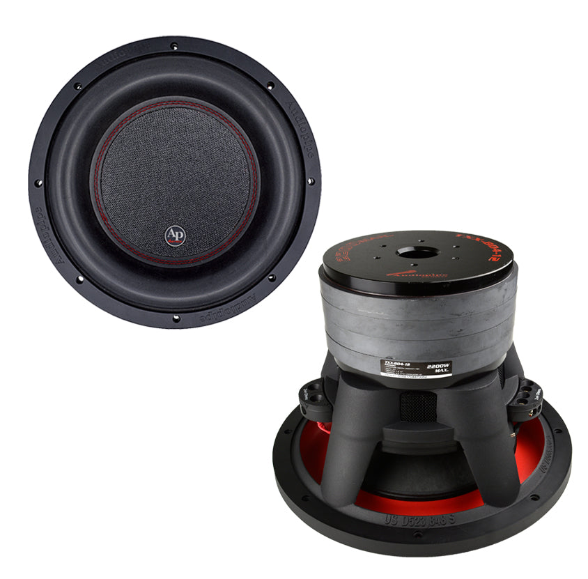 TXX BDC4 12 Inch High Performance Subwoofer - Quad Stack Design for Powerful Bass | Perfect for Car Audio Systems & Home Theater Setups