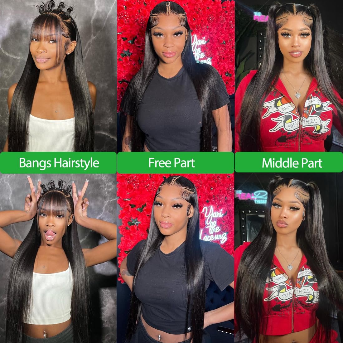 Brazilian Virgin Human Hair Lace Front Wig 20 Inch Straight 13x4 Pre Plucked with Baby Hair - Glueless Natural Color Wig for Women | Perfect for Daily Wear, Cosplay, and Special Occasions