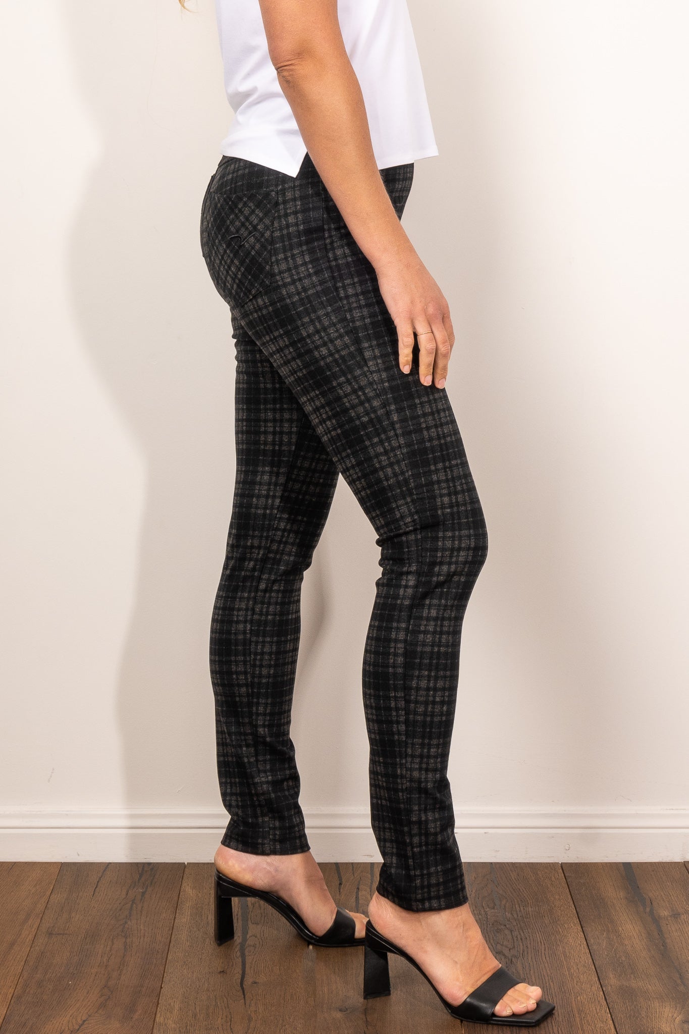 Vassalli Bennett Skinny Leg Ponte Pants for Women - Stretch Comfort & Slim Fit - Perfect for Work, Office & Casual Wear