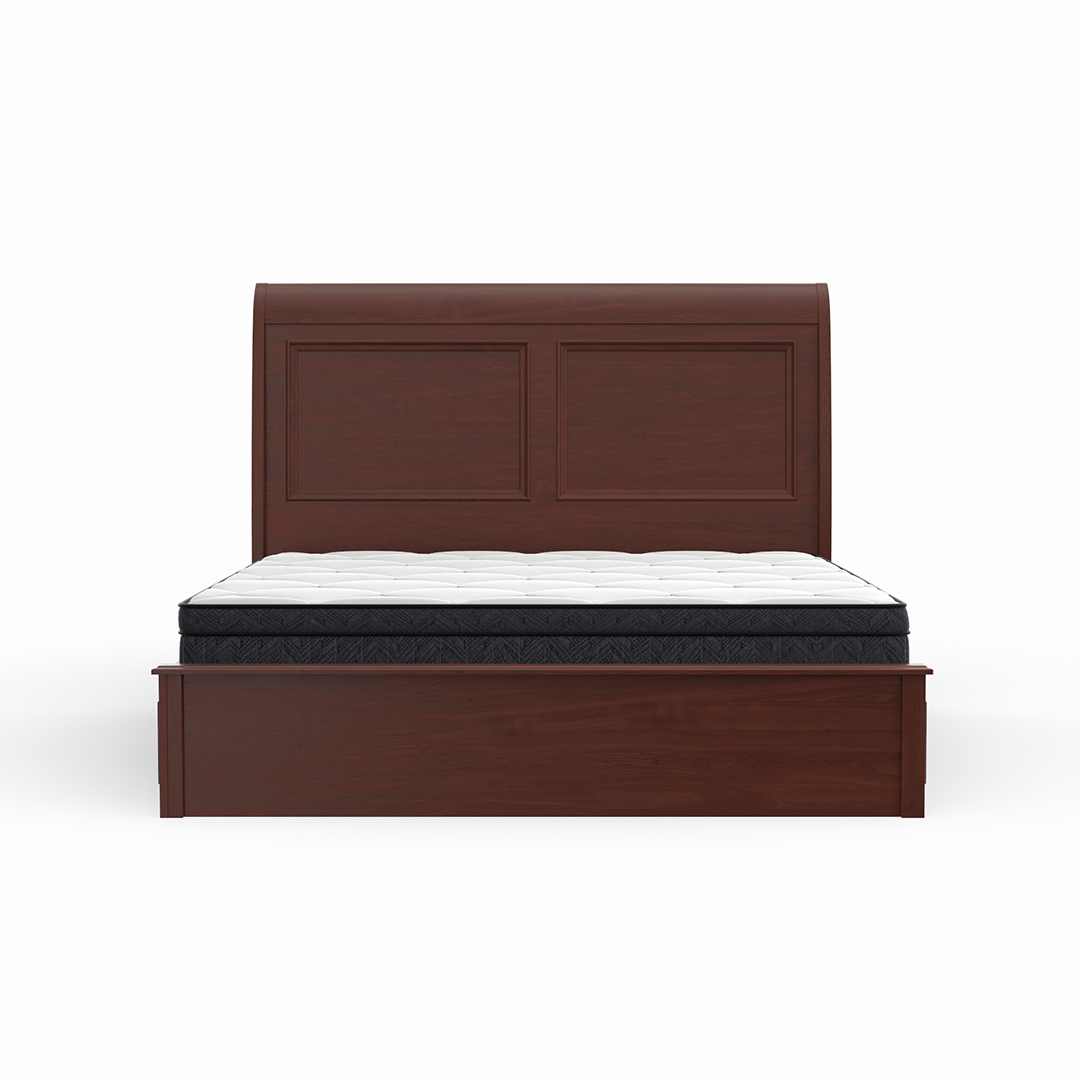 Amish Classic Solid Wood Storage Bed Frame - Queen Size with Underbed Drawers for Extra Organization | Perfect for Small Bedrooms, Guest Rooms & Dormitories