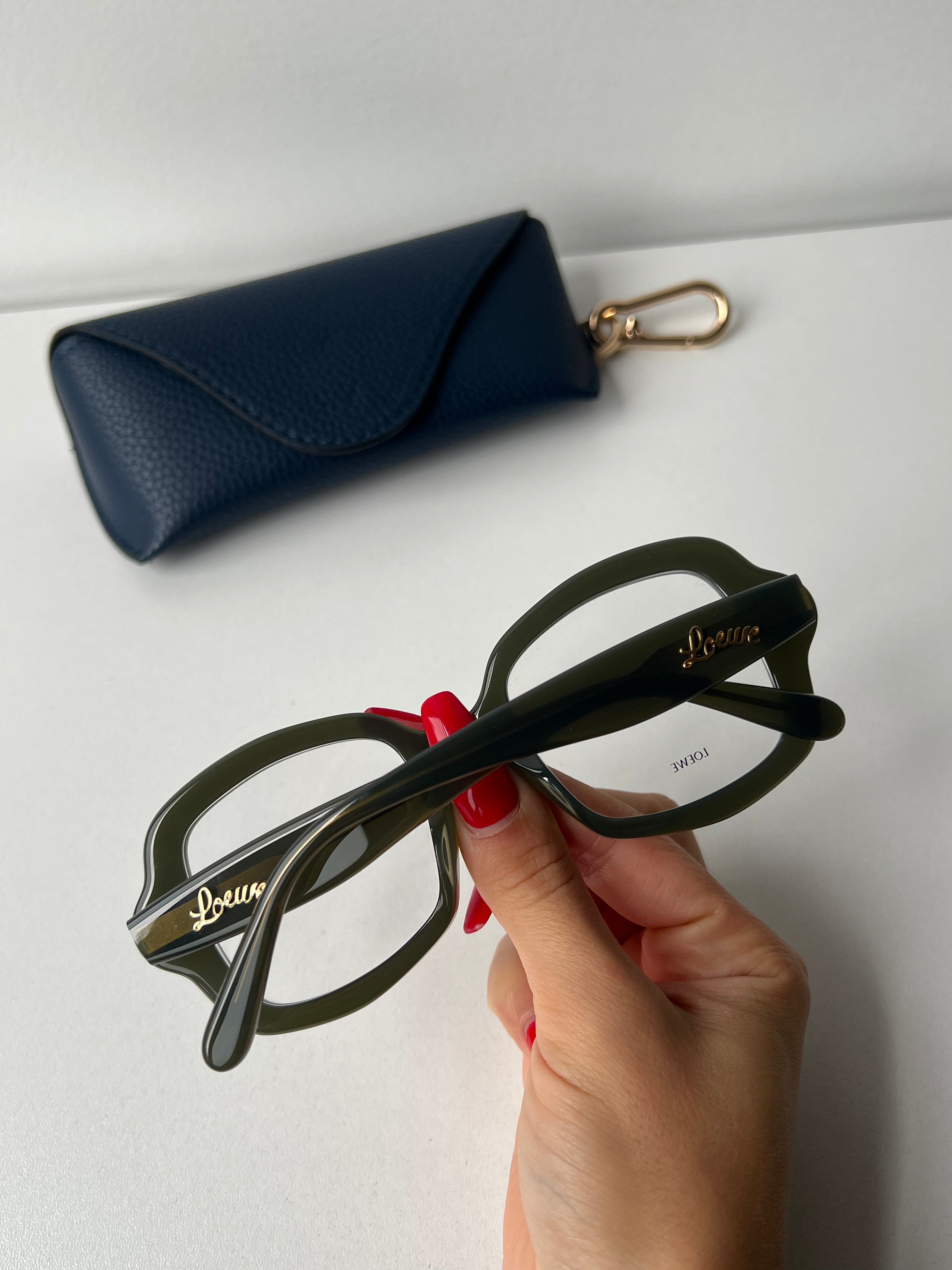 Loewe LW50066I Curvy Green Eyeglass Frames - Stylish & Lightweight for Women & Men | Perfect for Reading, Driving & Fashion Accessories