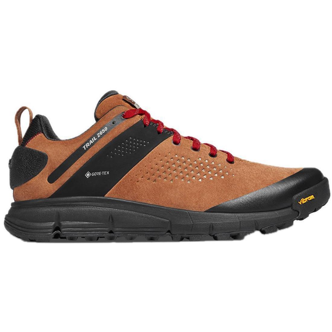 **Trail 2650 Suede GTX Hiking Shoes for Men - Waterproof Brown/Red - Perfect for Outdoor Adventures & Mountain Trekking**