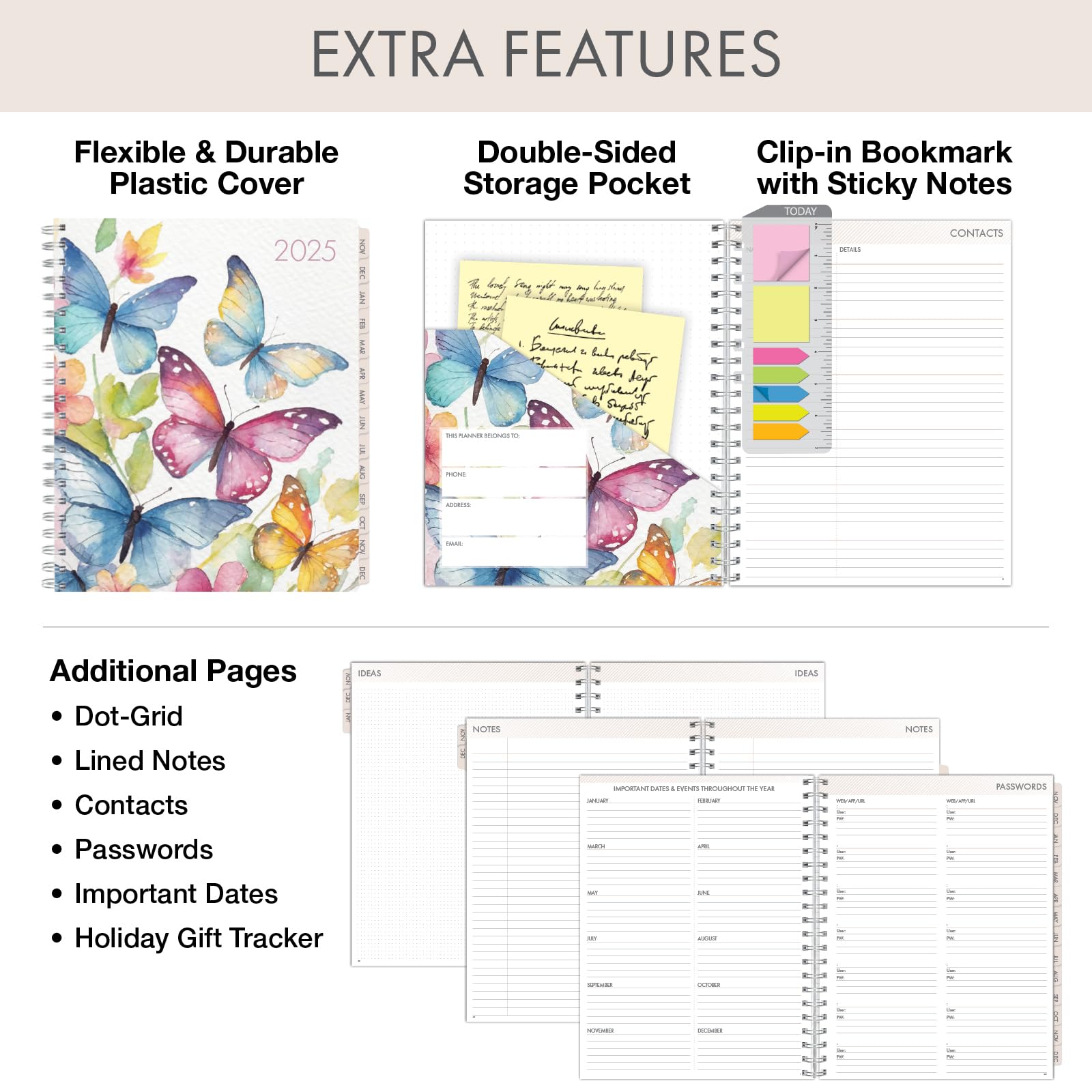 Essential PRO 2025 Daily Weekly Monthly Planner - 8.5