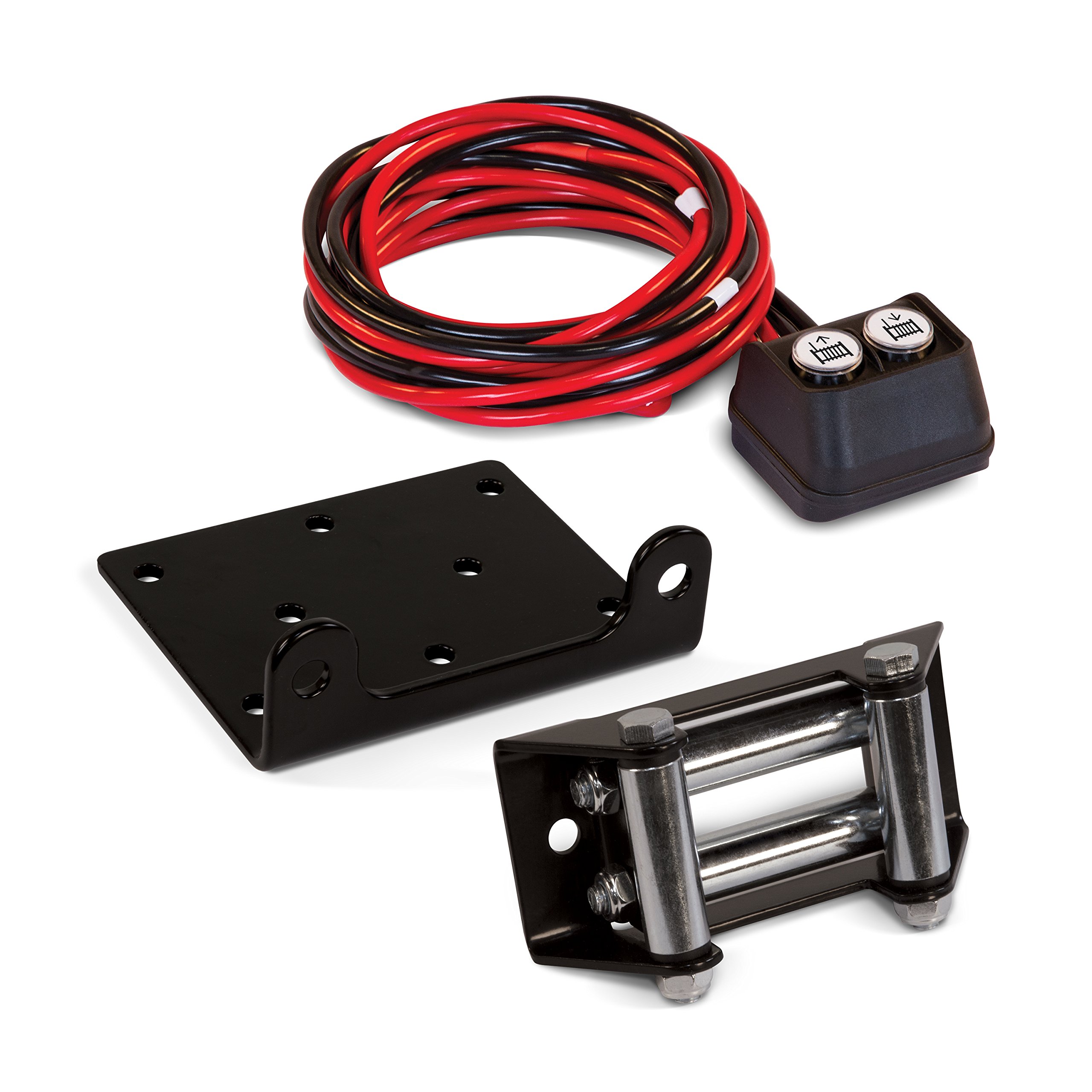 Champion Power Equipment 2000-lb ATV/UTV Winch Kit - Heavy Duty Off-Road Recovery Winch for ATV, UTV, Jeep & Truck - Perfect for Mud, Snow & Trail Adventures