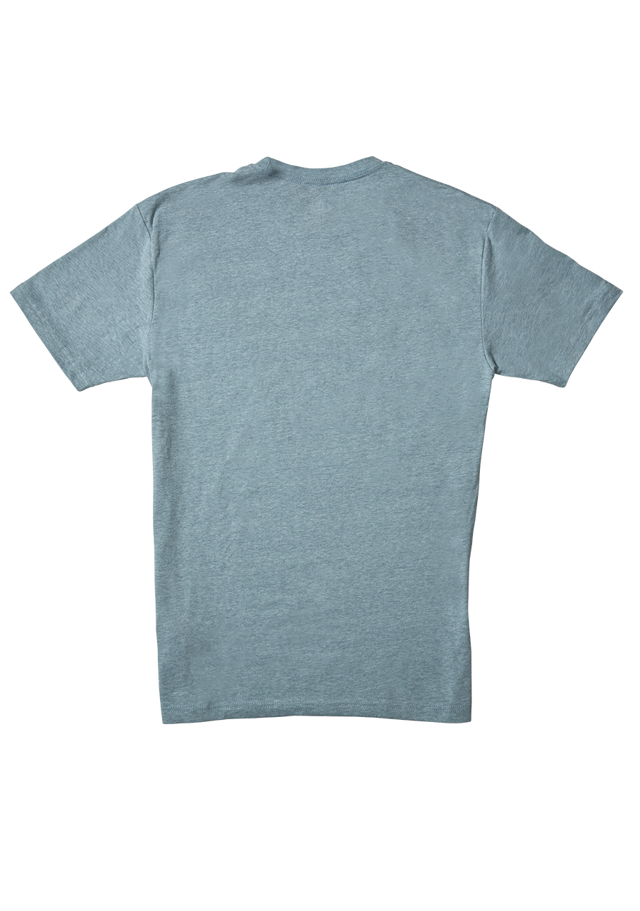 Eco-Friendly Basis Repreve® Heather Pacific T-Shirt - Sustainable Comfort for Everyday Wear | Gym, Lounge & Casual Outfits