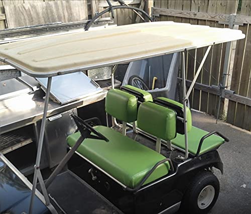 Club Car Pre 2000 Staple-On Golf Cart Seat Cover Set with Matching Rear Facing Cover - 30 Solid Color Options | Custom Handmade Golf Cart Seat Covers by Up To Par Covers | Perfect for Golf Course Rides, Neighborhood Cruising & Outdoor Events