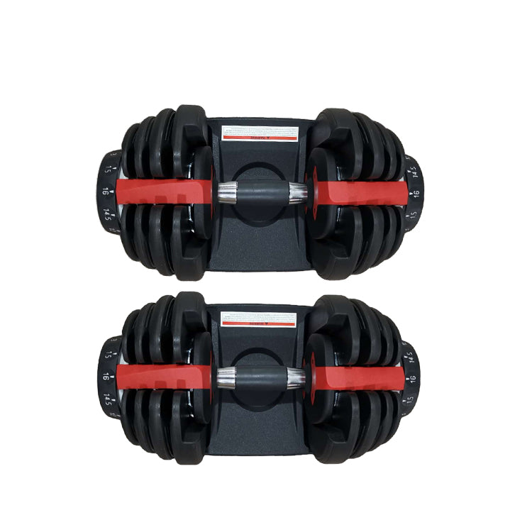 Premium Adjustable Dumbbell Set 24kg/40kg with Stand - Heavy Duty Home Gym Equipment for Strength Training & Weightlifting Workouts