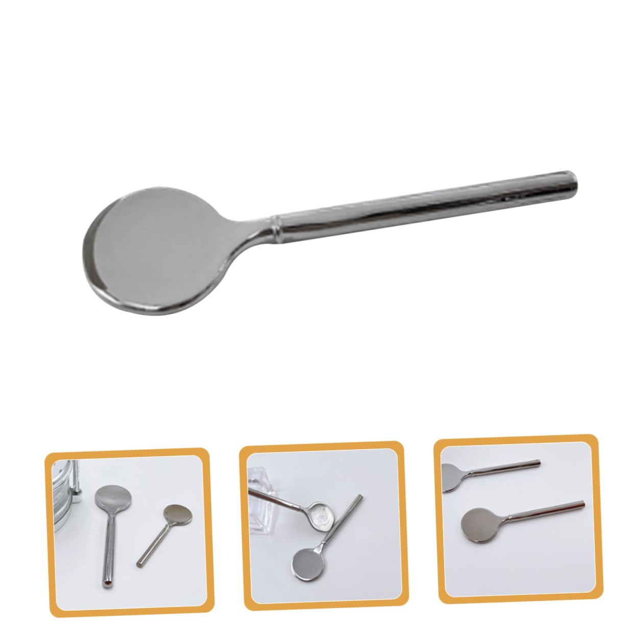 2PCS Zinc Alloy Eye Cream Stick - Mini Beauty Scoop & Skincare Spatula for Makeup & Lotion Application | Safe, Sturdy Facial Tools for Precise Skincare & Travel Use