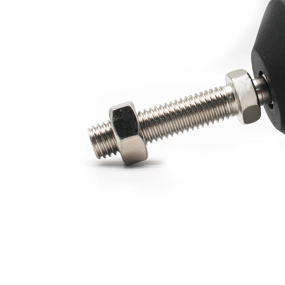 6 Pcs M8 Swivel Leveling Feet - Adjustable Furniture Leg Levelers & Machine Glides for Workbench, Table, Cabinet - Heavy Duty Screw-in Levelers for Stability on Uneven Floors