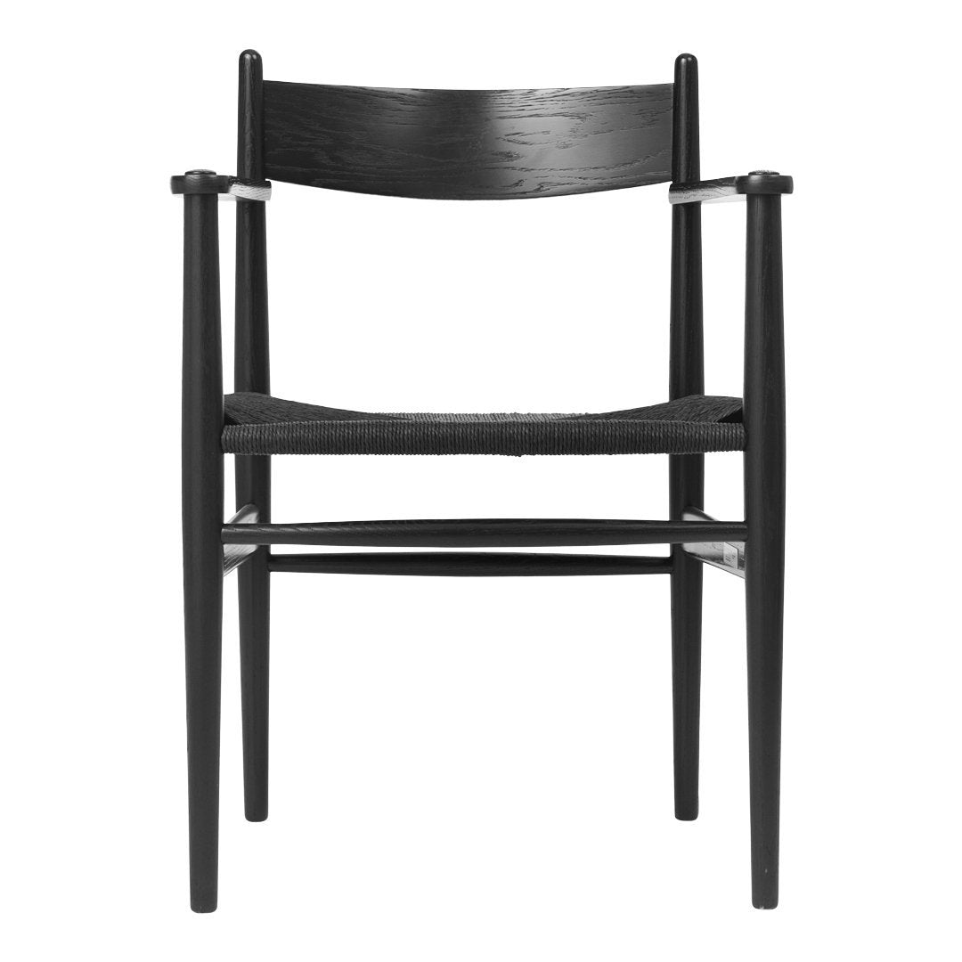 Carl Hansen & Son Wegner CH37 Armchair - Mid-Century Modern Lounge Chair for Living Room, Office & Reading Nook