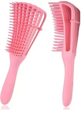 Aadav Detangling Hair Brush for Wet & Dry Hair – Gentle Knot Remover for Curly, Wavy, Coily & Straight Hair | Perfect for Daily Styling, Salon Use & Travel Accessories