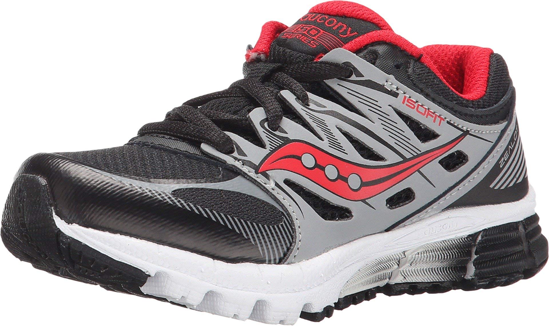 Saucony Zealot Running Shoes for Kids - Lightweight Athletic Sneakers for Boys & Girls - Perfect for School, Sports & Daily Wear