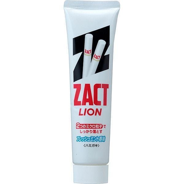 Lion Zact Toothpaste 150g - Stain Remover & Bad Breath Treatment for Fresh Breath - Ideal for Daily Oral Care & Whitening
