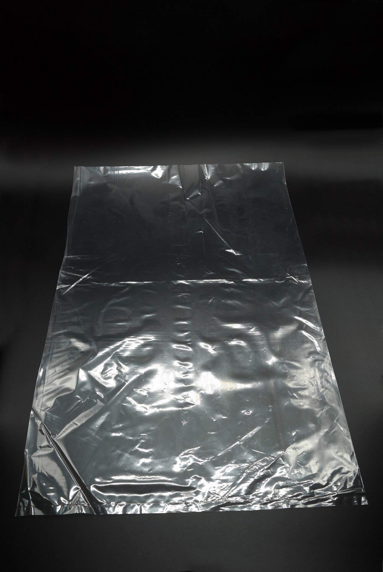 LDPE Clear Flat Poly Bags Gusseted Bags - 12