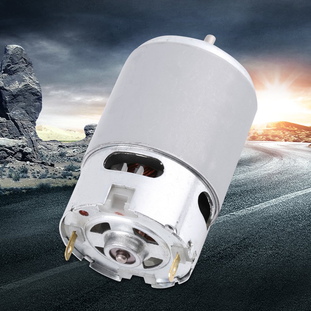 12V DC RS-550 High Torque Micro Motor - Powerful Electric Motor for DIY Toy Cars, Power Tools, RC Vehicles & Model Ships | Perfect for Hobby Projects, Robotics & STEM Education