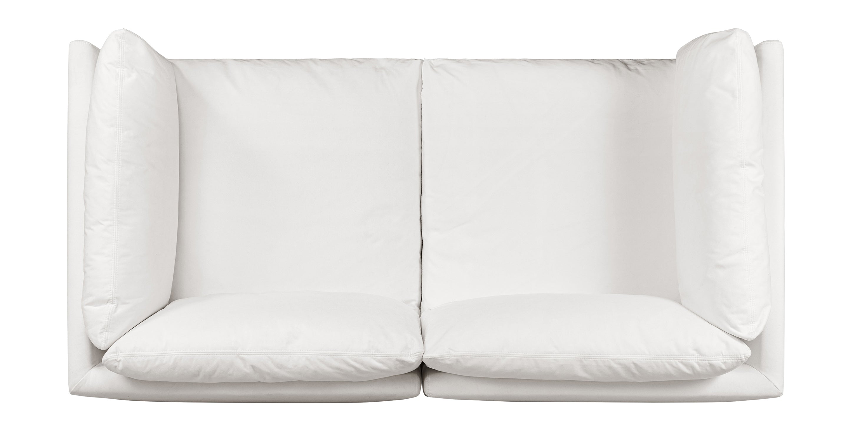 2-Seat Davos Modular Sofa - Modern Sectional Couch for Living Room, Lounge & Small Spaces