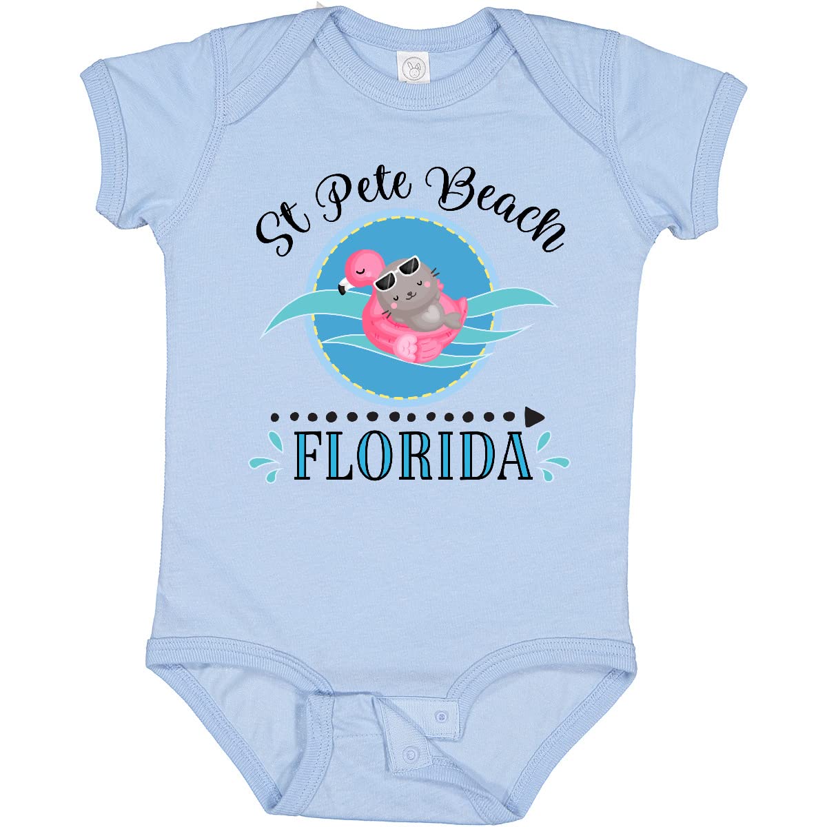 Inktastic St Pete Beach Florida Vacation Gift Baby Bodysuit - Cute Infant Onesie for Beach Trips & Family Vacations