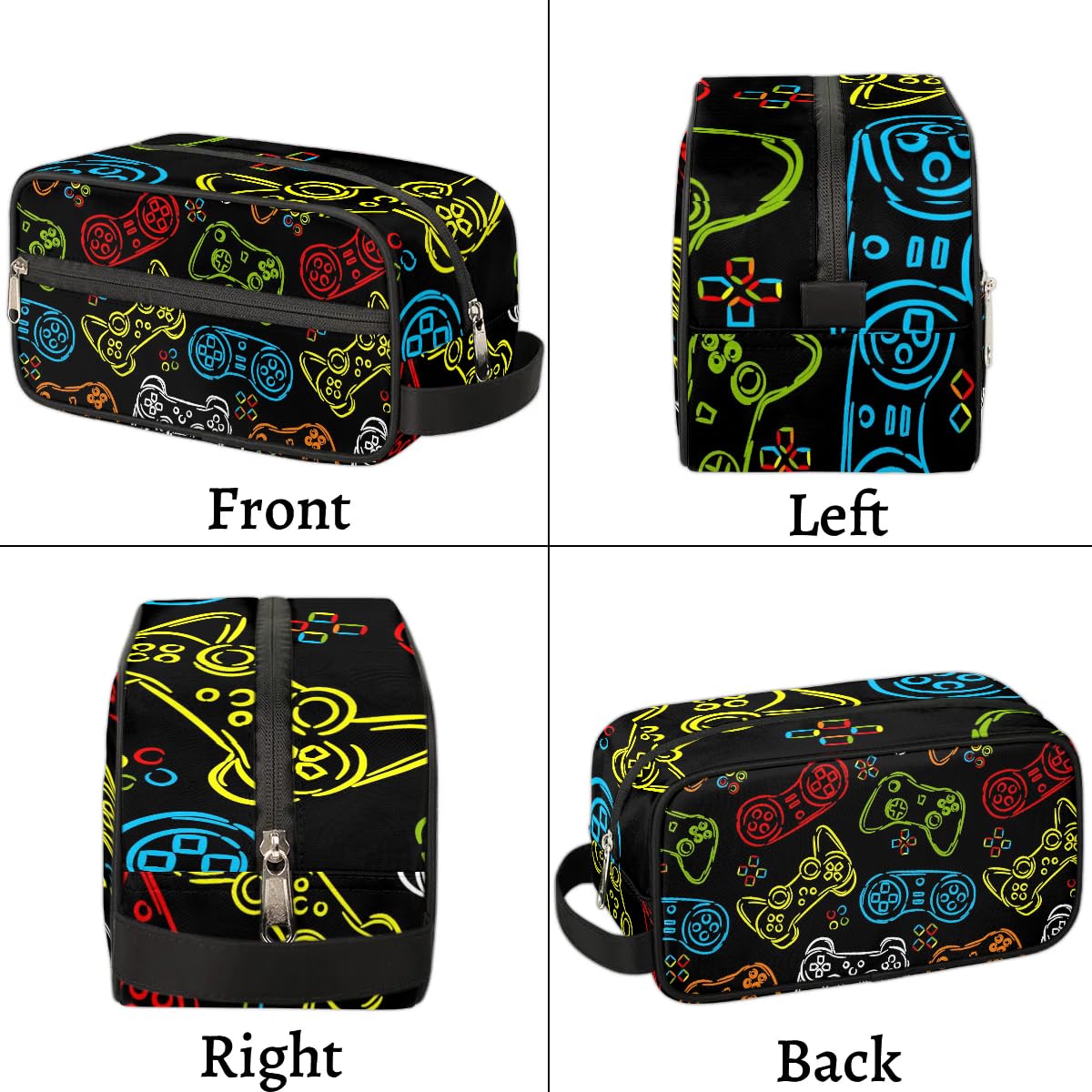 Waterproof Lightweight Kids Travel Toiletry Bag for Boys - Portable Cosmetic & Wash Bag - Perfect for Camping, Sleepovers & Vacation Essentials (Style 3)