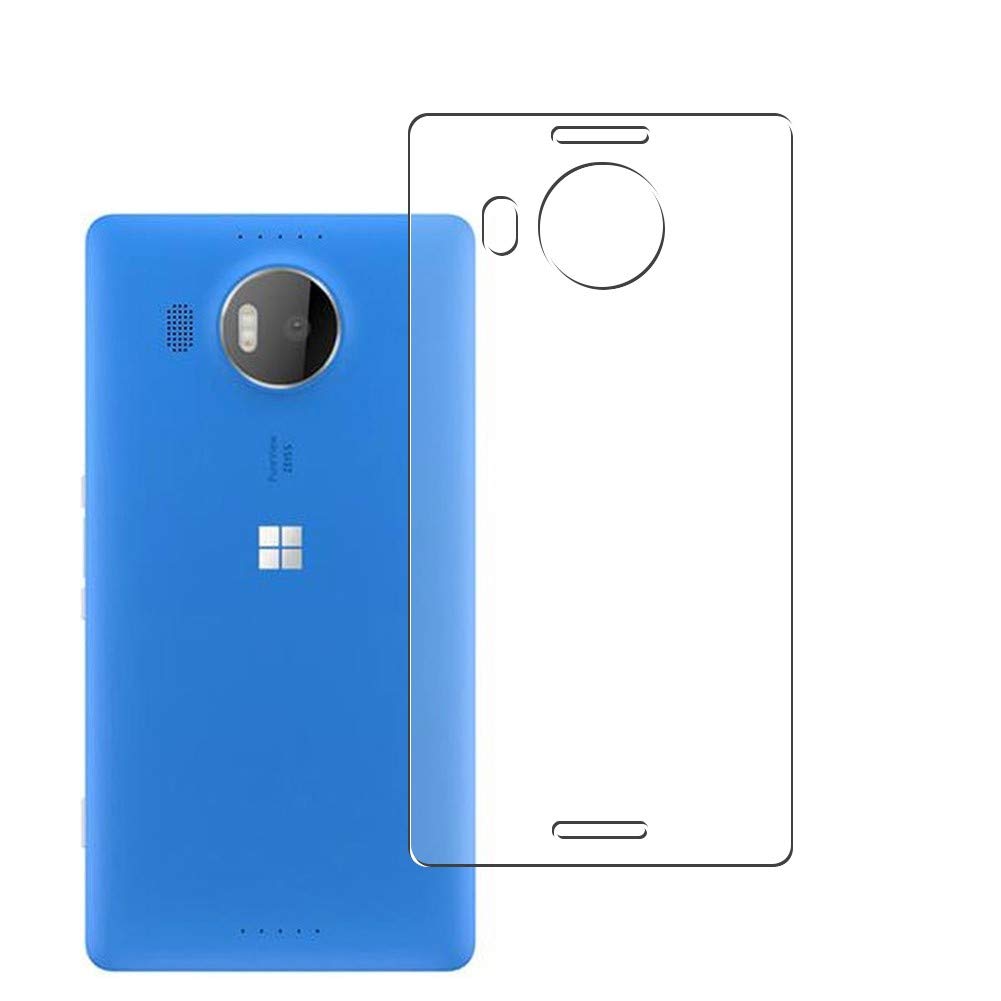 2 Pack Microsoft Lumia 950 Back Screen Protector Film - TPU Flexible Guard Cover (Not Tempered Glass) | Scratch Resistant Protection for Daily Use & Travel