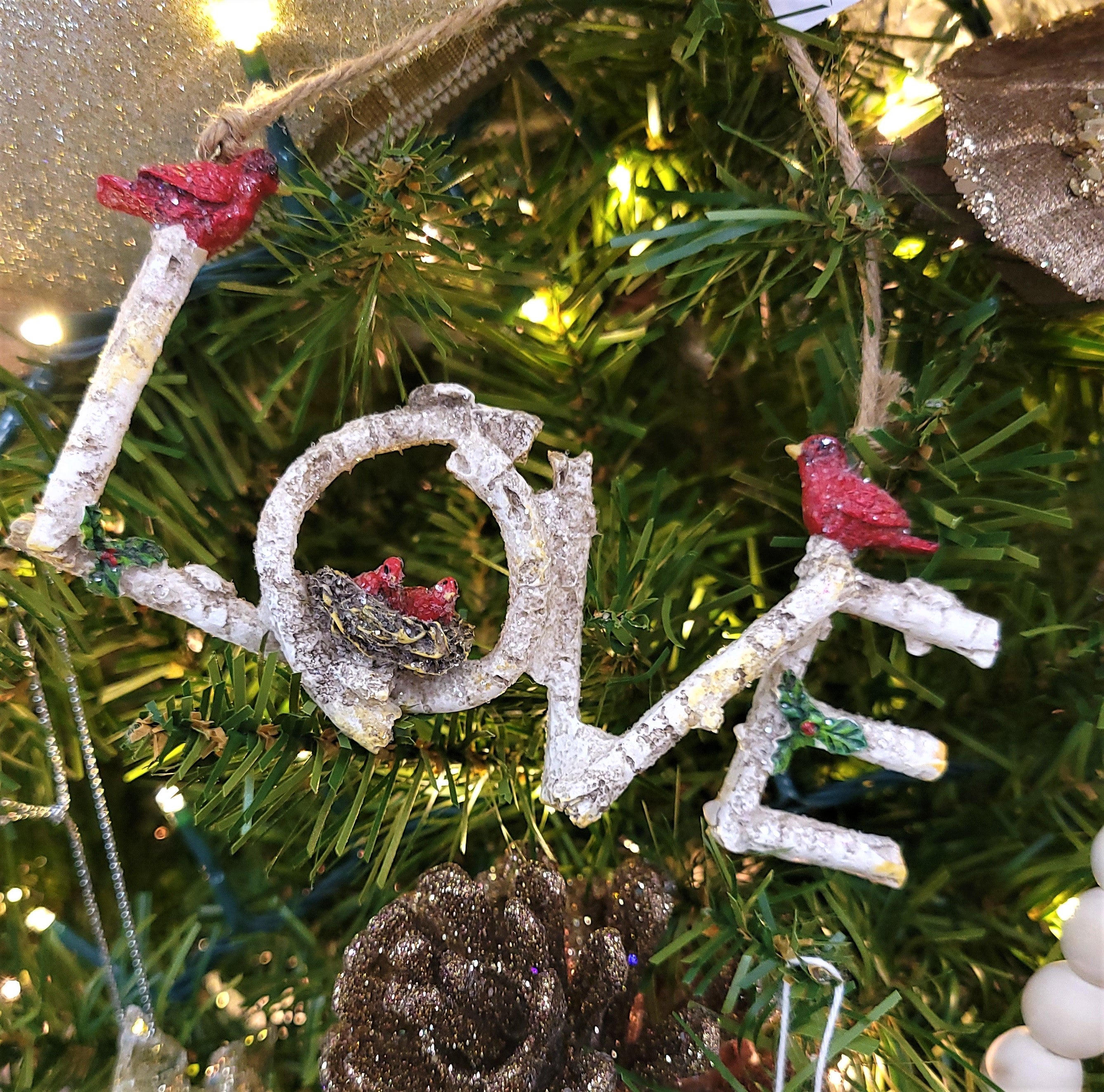6.25 Inch Birch Wood Christmas Ornament - Handcrafted Holiday Decor for Tree, Gift, and Home Decoration