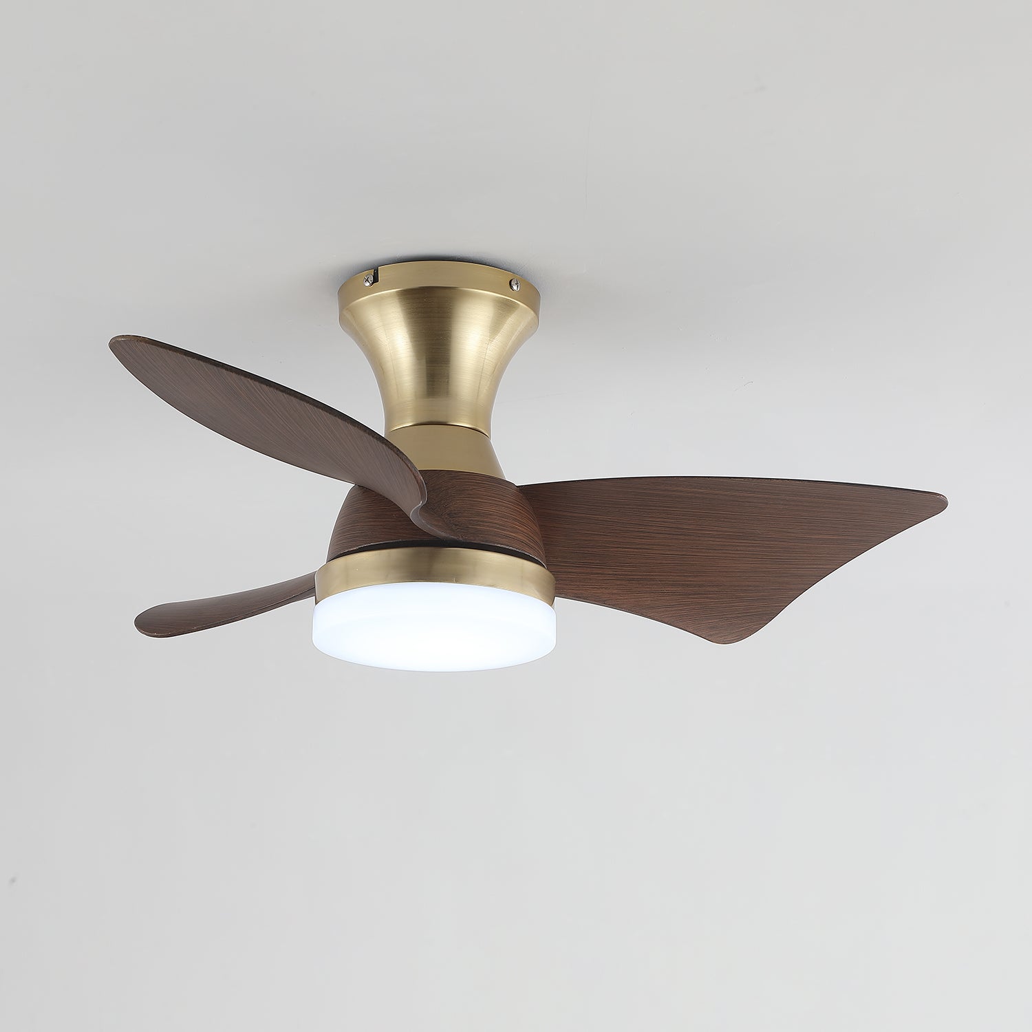 Breeze Lux Ceiling Fan with Light Kit - Modern 52 Inch Indoor/Outdoor Smart Fan - Perfect for Bedroom, Living Room, Patio & Covered Porch