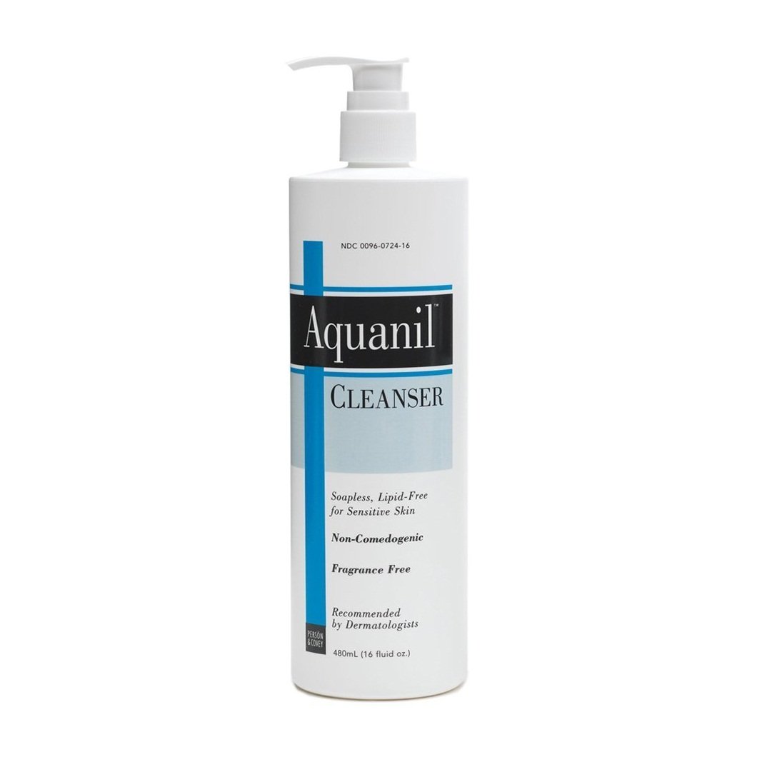 Aquanil Gentle Facial Cleanser 16 oz (Pack of 7) - Hypoallergenic & Fragrance-Free for Sensitive Skin - Perfect for Daily Face Wash & Post-Procedure Skincare