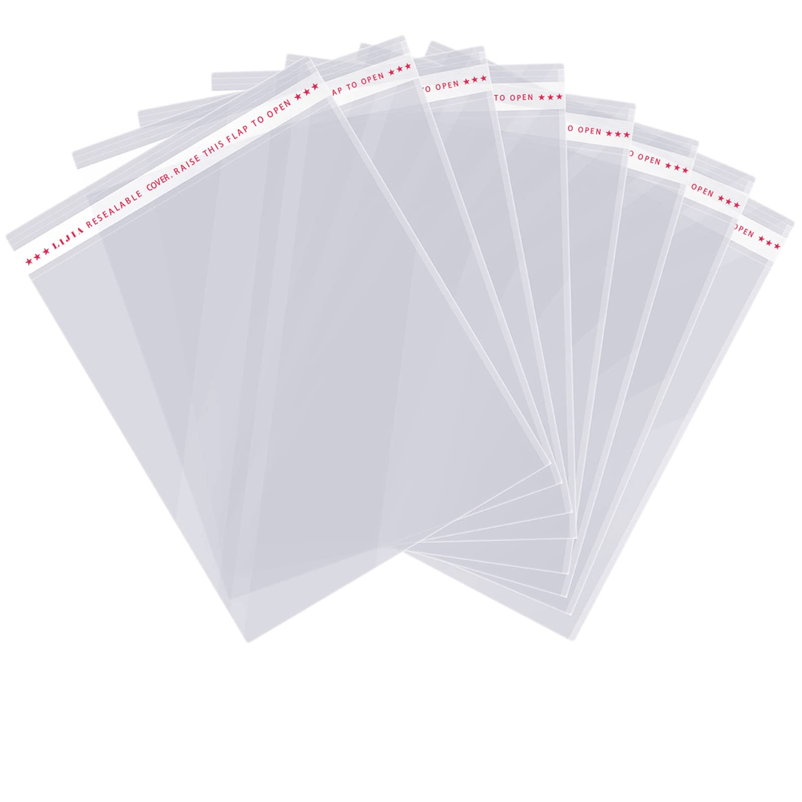 50 Pack Large Clear Cellophane Bags 18x24 Inches - 2.3 Mil Thick Gift Wrapping Bags for Fruit Baskets, Treats, Arts & Crafts | Includes 50 Ribbon Bows | Perfect for Party Favors, Wedding Decorations & Holiday Gift Wrapping