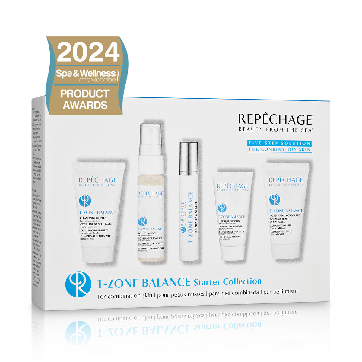 T Zone Balance Starter Collection for Combination Skin - Oil Control & Hydration Skincare Set | Perfect for Daily Cleansing, Toning & Moisturizing
