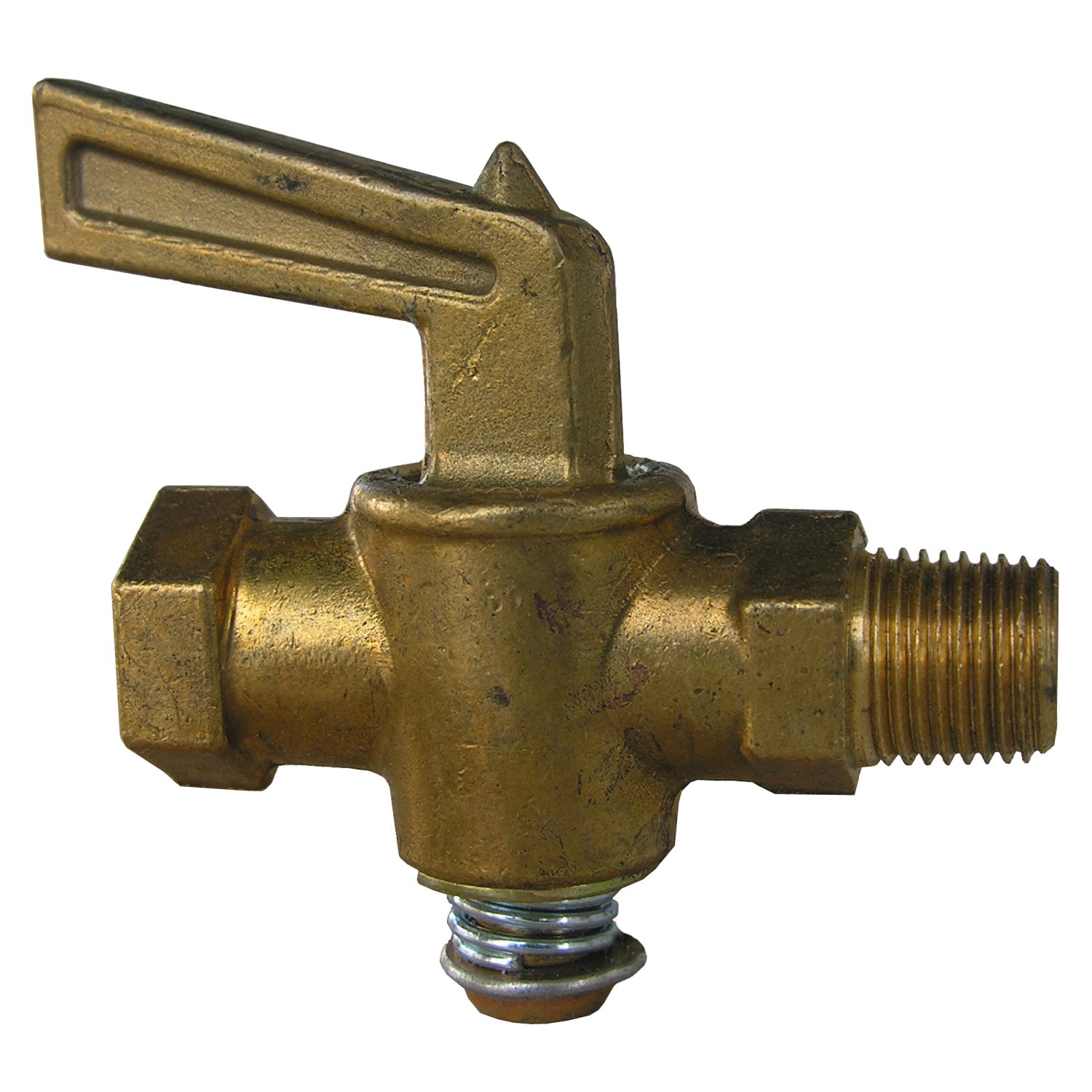 LASCO 17-2911 1/4-Inch Female to Male Pipe Thread Brass Shutoff Valve with Lever Handle - Perfect for Plumbing, DIY Projects, and Water Supply Control