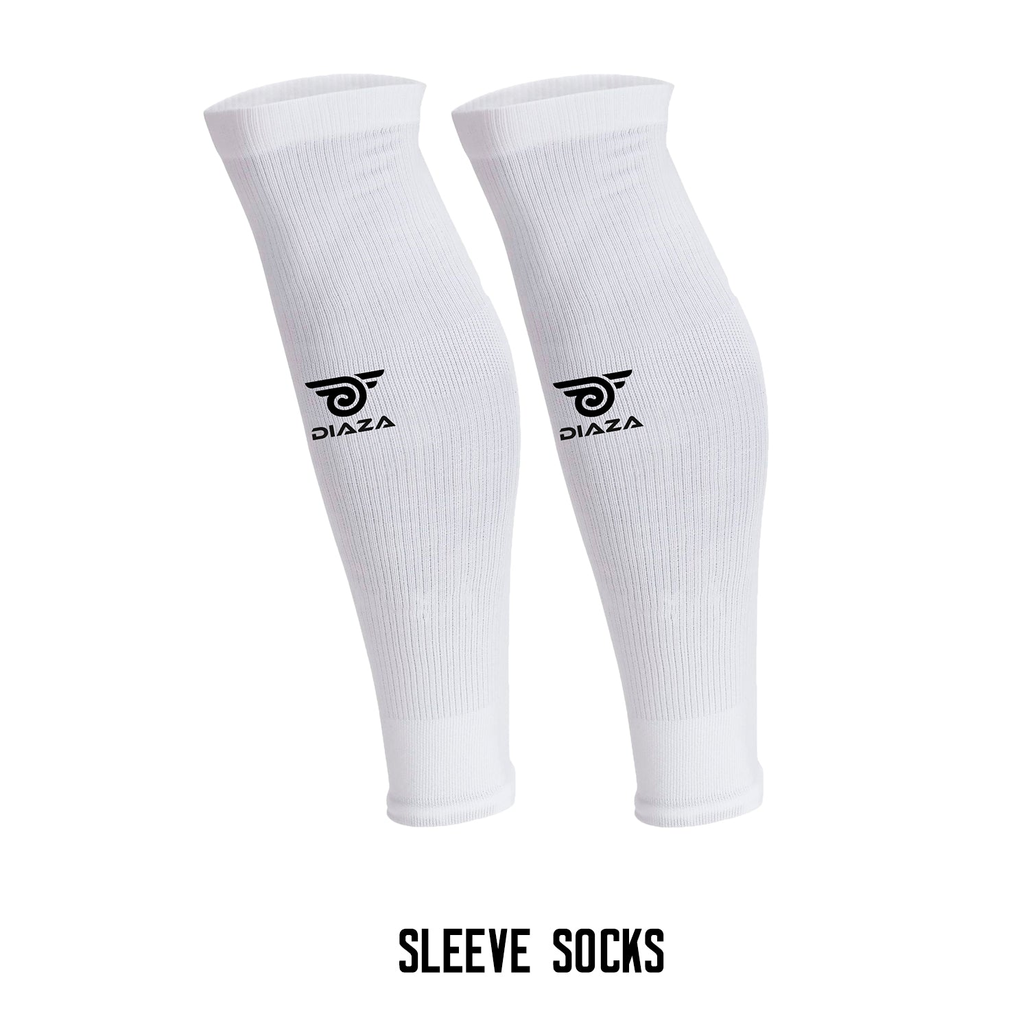 OLE FC Sleeve Socks White - Compression Football Socks for Soccer Players & Athletes - Perfect for Training, Matches & Sports Performance