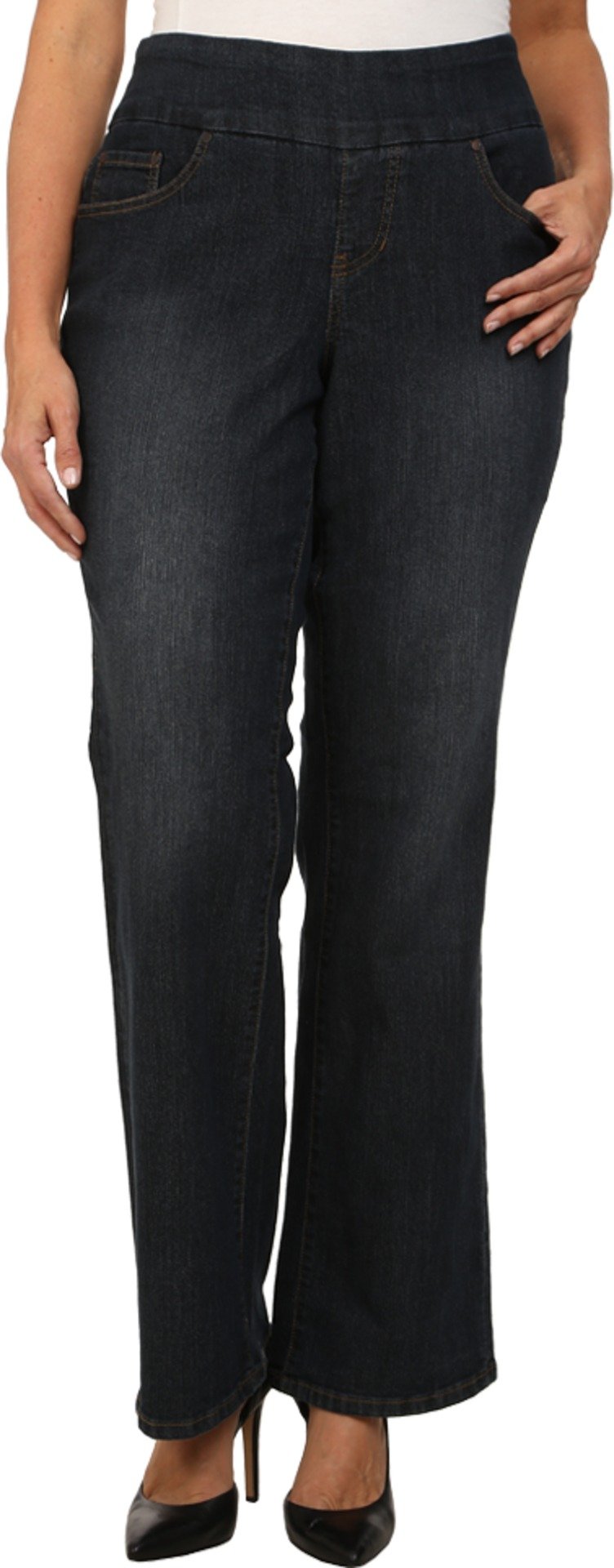 Jag Jeans Women's Plus Size Paley Mid Rise Bootcut Pull-on Jeans - Stretch Comfort Fit for Curvy Women | Perfect for Work, Casual Wear & Night Out