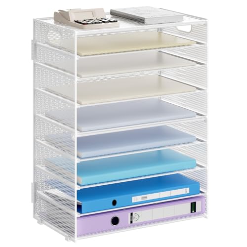 9 Tier - White
