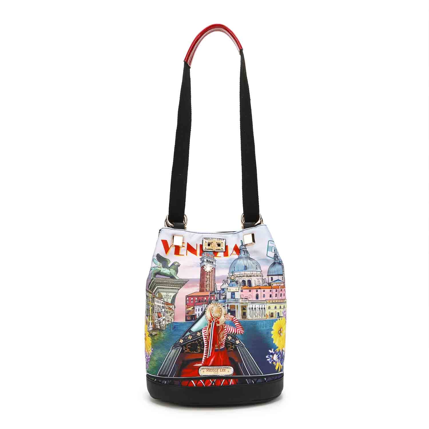 Durable Nylon Multifunctional Bucket Backpack for Travel, Hiking & Daily Use - Water-Resistant & Spacious Design